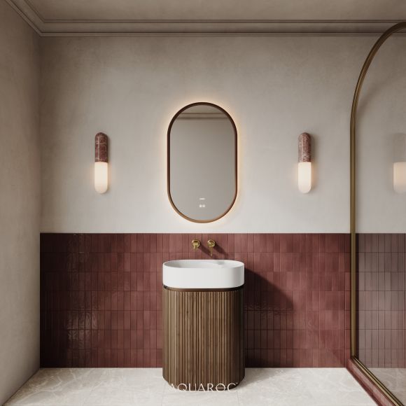 Camden Floor Standing Vanity Unit & Stone Basin 600mm -